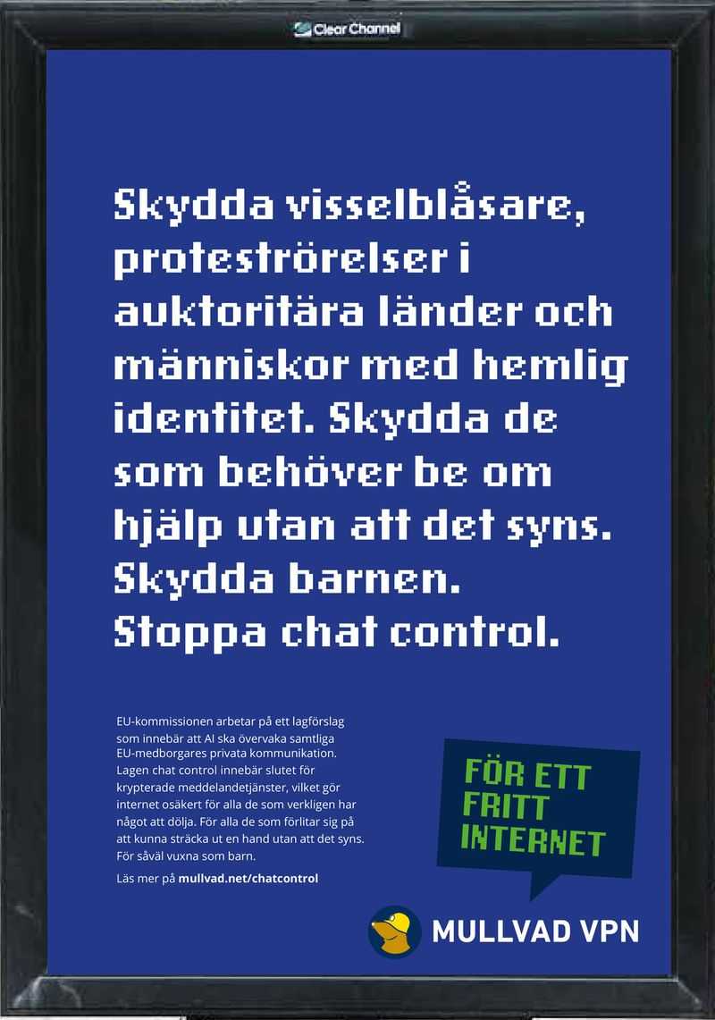 Protect whistleblowers, protest movements in authoritarian countries, and people with protected identities. Protect those who need to ask for help anonymously. Protect the *****ren. Stop chat control.